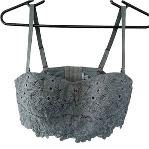 Aerie Green Crochet Lace Bralette Size L